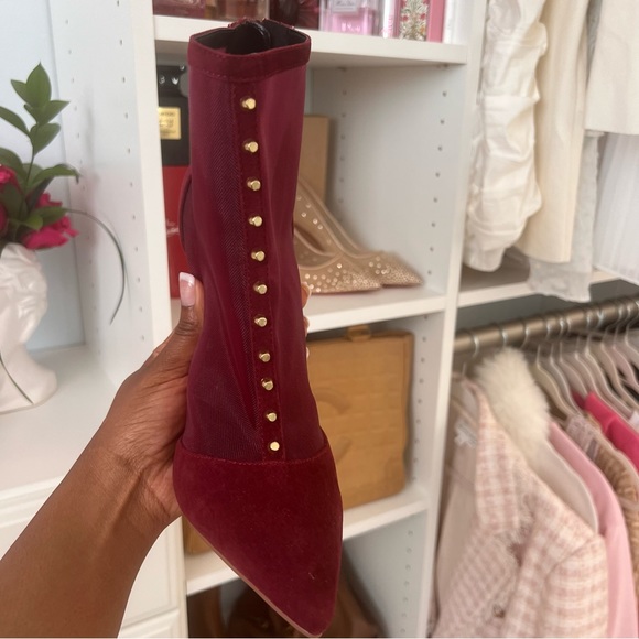 NEW Cabernet Studded Mesh Booties 💋 - Picture 5 of 6